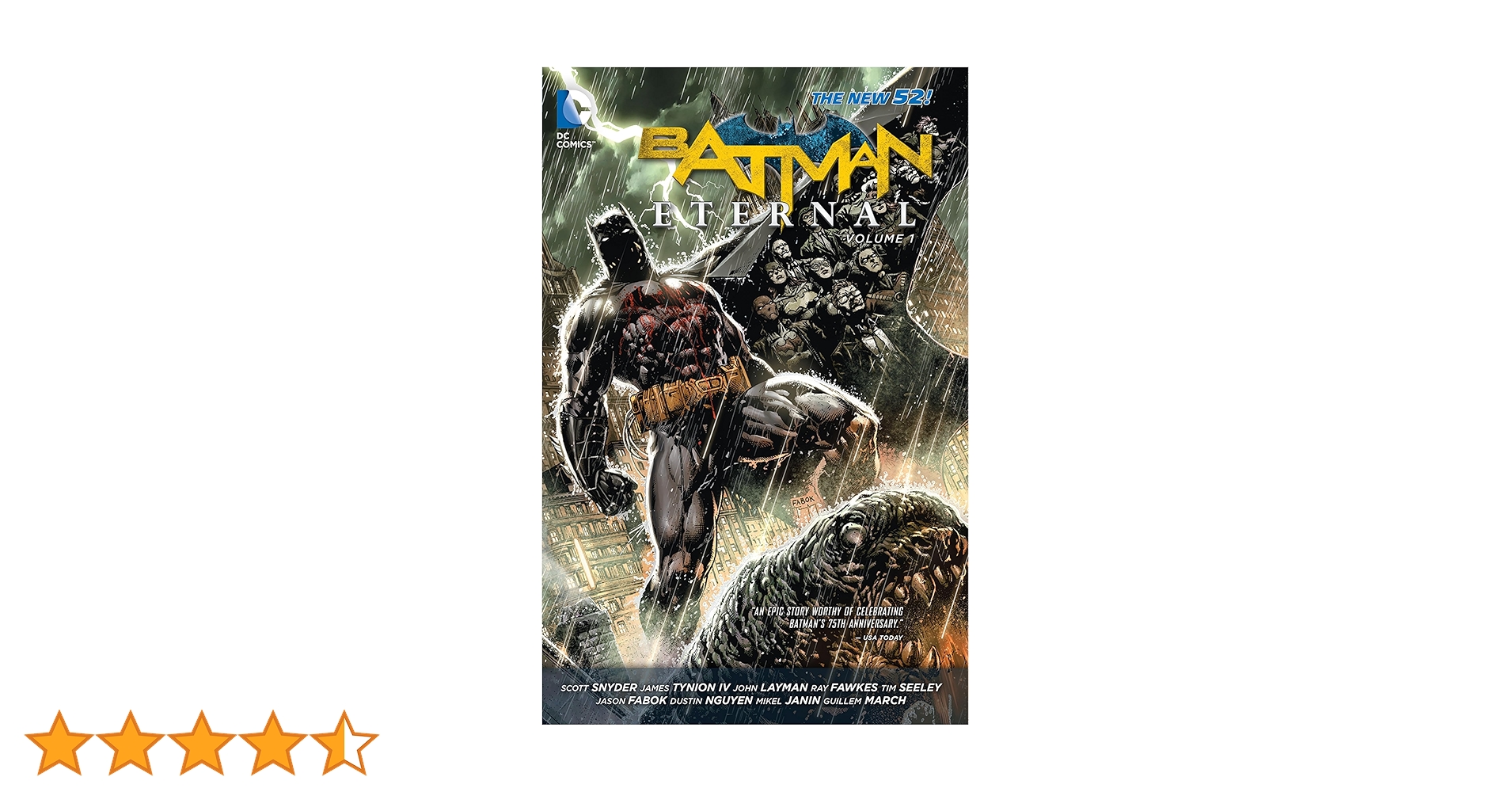 【解説書付・初版】バットマン:エターナル 下　THE NEW52　DCコミックス Batman Eternal Vol. 1 (The New 52): Snyder, Scott, Seeley